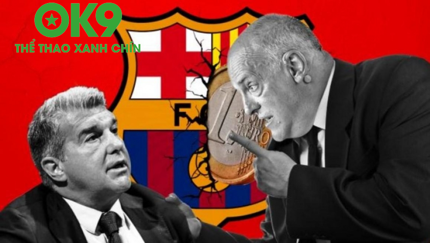 Cuộc chiến pháp lý giữa Barcelona và La Liga thu hút sự chú ý của truyền thông